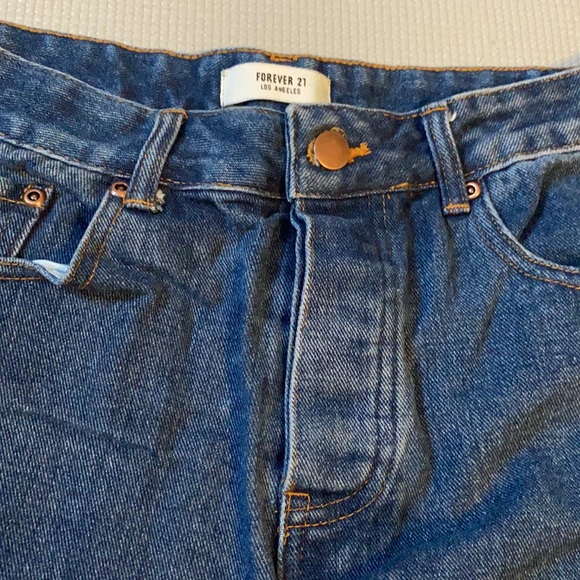 Forever 21 High Waisted Demin Shorts - Picture 2 of 5